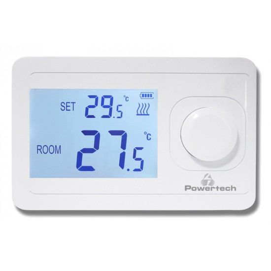 POWERTECH ψηφιακός θερμοστάτης χώρου AC8038, ενσύρματος, λευκός POWERTECH ψηφιακός θερμοστάτης χώρου AC8038, ενσύρματος, λευκός