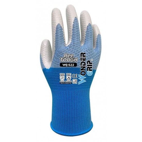 WONDER GRIP γάντια εργασίας Bee-Tough, αντοχή σε υγρά, XXL/11, μπλε WONDER GRIP γάντια εργασίας Bee-Tough, αντοχή σε υγρά, XXL/11, μπλε
