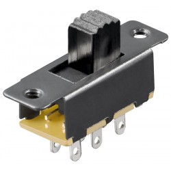 GOOBAY διακόπτης ολίσθησης 10173GB, 6-pin, 2x UM, 0.1A 250V, 10τμχ