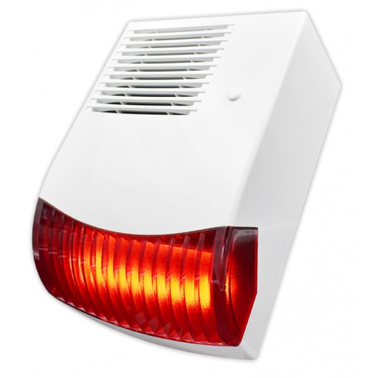 Εξωτερική σειρήνα BS-3, IP54, κόκκινη