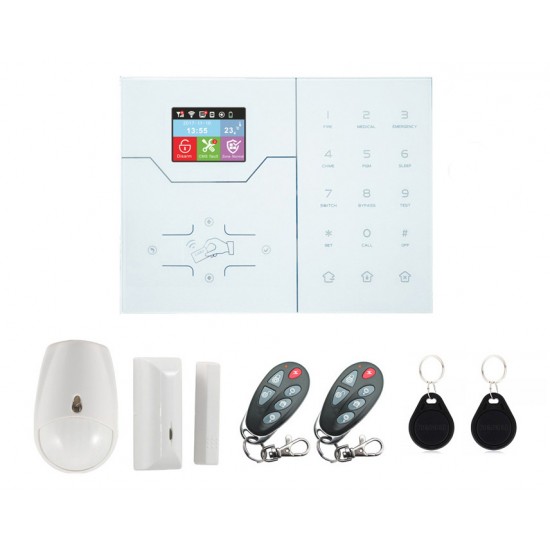 POWERTECH ασύρματο σύστημα συναγερμού HA-VGW Kit, LCD, WiFi