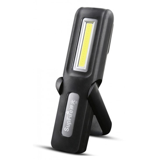 SUPFIRE φακός εργασίας G6 με εμπρόσθιο & πλαϊνό LED, CREE XPE LED & COB