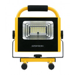 SUPFIRE φορητός προβολέας FS1-A, τηλεκοντρόλ, 25W, 4500mAh, 8000K, IP54 SUPFIRE φορητός προβολέας FS1-A, τηλεκοντρόλ, 25W, 4500mAh, 8000K, IP54