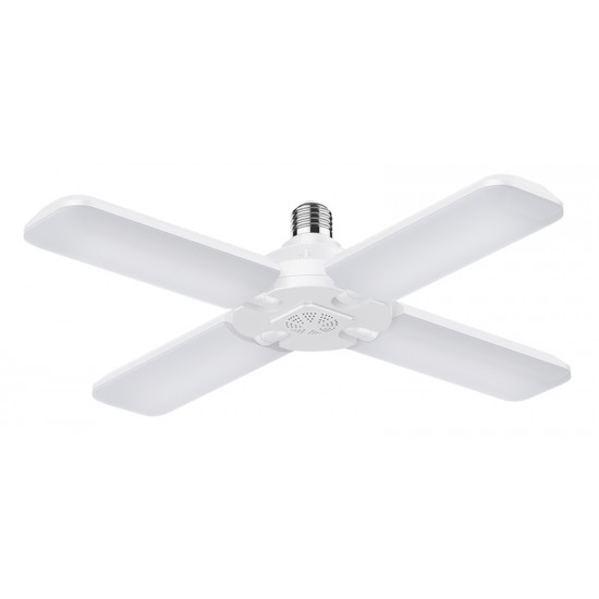 POWERTECH LED λάμπα E27-018, 4x αναδιπλούμενα πτερύγια, 52W, 4000K, E27 POWERTECH LED λάμπα E27-018, 4x αναδιπλούμενα πτερύγια, 52W, 4000K, E27