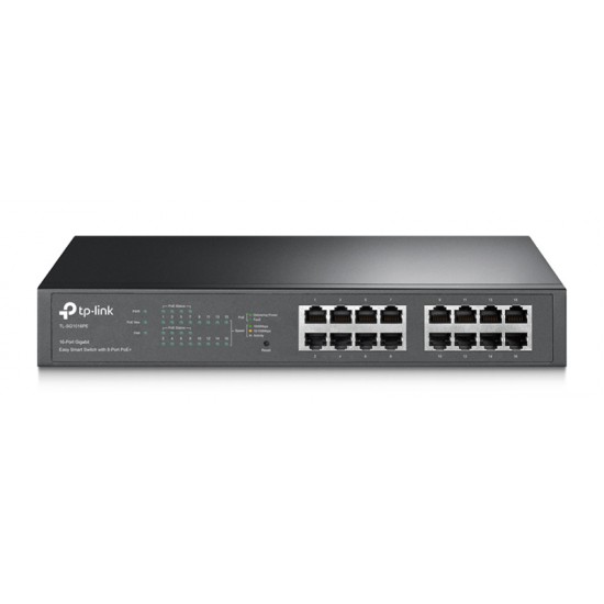 TP-LINK easy smart switch TL-SG1016PE, 16-Port Gigabit, PoE+, Ver. 3.0 TP-LINK easy smart switch TL-SG1016PE, 16-Port Gigabit, PoE+, Ver. 3.0