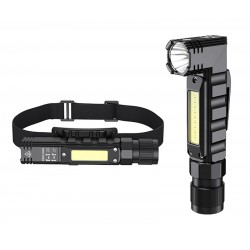 SUPFIRE φακός εργασίας G19, με ιμάντα κεφαλής & μαγνήτη, XPG LED & COB SUPFIRE φακός εργασίας G19, με ιμάντα κεφαλής & μαγνήτη, XPG LED & COB