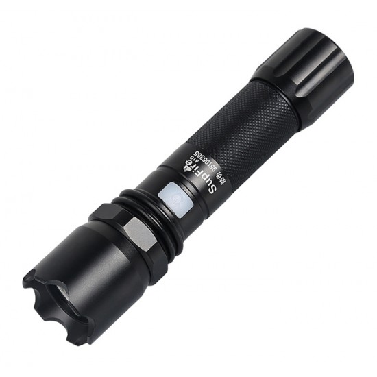 SUPFIRE φορητός φακός A10, 7W, 550lm, 200m, 2300mAh, IP44