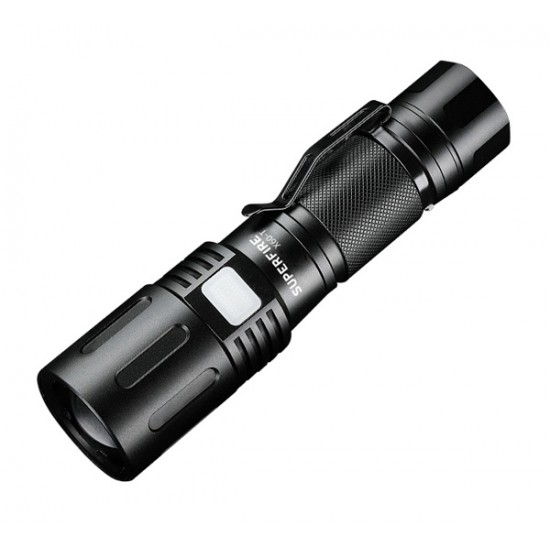 SUPFIRE φορητός φακός X60-T, zoom, 36W, 2300lm, 350m, 3700mAh, IP34 SUPFIRE φορητός φακός X60-T, zoom, 36W, 2300lm, 350m, 3700mAh, IP34