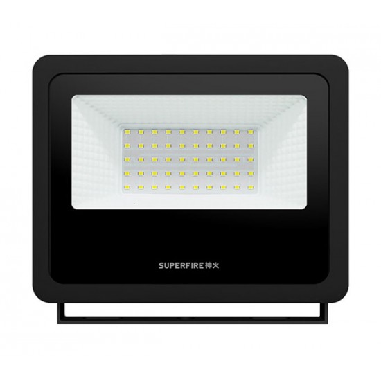 SUPFIRE LED προβολέας FH2-B, 50W, 6000K, IP65