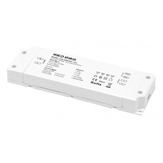 YSD τροφοδοτικό DC 60WUGP-12, 12VDC, 60W, 5A, IP20, dimmable