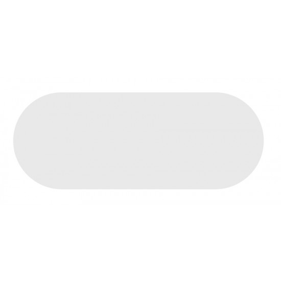 POWERTECH κάλυμμα φωτιστικού SPHLL-0048-COVER, οβάλ, 32.5 x 12cm, λευκό