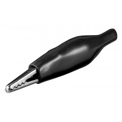 GOOBAY σετ κροκοδειλάκια 11418, 32.5mm, μαύρο, 10τμχ