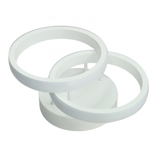 POWERTECH LED φωτιστικό οροφής HLL-0082, 20W, 1700lm, 24.5x16.5cm, λευκό