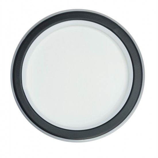 POWERTECH LED φωτιστικό οροφής HLL-0084, 25W, 2200lm, Φ21cm, μαύρο