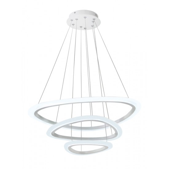 POWERTECH LED φωτιστικό οροφής HLL-0087, 44W, 3800lm, λευκό