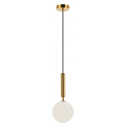 POWERTECH φωτιστικό οροφής HLL-0097, E27, Φ20, μεταλλικό, χρυσό