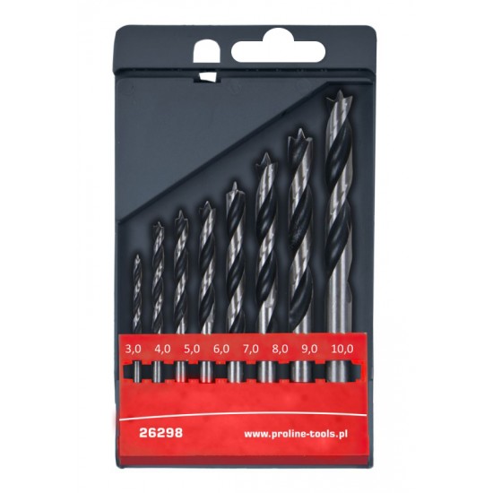PROLINE σετ τρυπάνια για ξύλο 26298, 3-10mm, 8τμχ PROLINE σετ τρυπάνια για ξύλο 26298, 3-10mm, 8τμχ