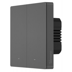 SONOFF smart διακόπτης M5-2C-86, διπλός, WiFi, γκρι SONOFF smart διακόπτης M5-2C-86, διπλός, WiFi, γκρι