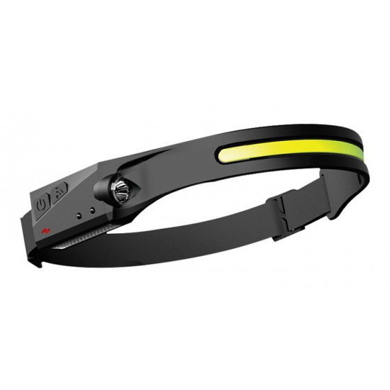 SUPFIRE φακός κεφαλής HL65 με αισθητήρα, 2W, 350lm, 30m, 1200mAh