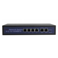 LONGSE PoE switch HT412, 4x LAN port & 2x WAN port, 10/100Mbps LONGSE PoE switch HT412, 4x LAN port & 2x WAN port, 10/100Mbps