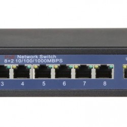 LONGSE PoE switch HT812, 8x LAN port & 2x WAN port, 10/100/1000Mbps