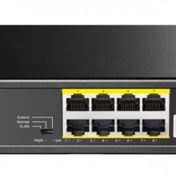 CUDY PoE+ switch FS1010P, 8-port 10/100M PoE+, 2x uplink ports, 120W