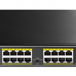 CUDY PoE+ switch FS1018PS1, 16-port 10/100M PoE+, SFP & 2x uplink, 200W