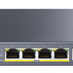CUDY PoE+ switch GS1005P, 5-port 10/100/1000Mbps PoE+, 60W