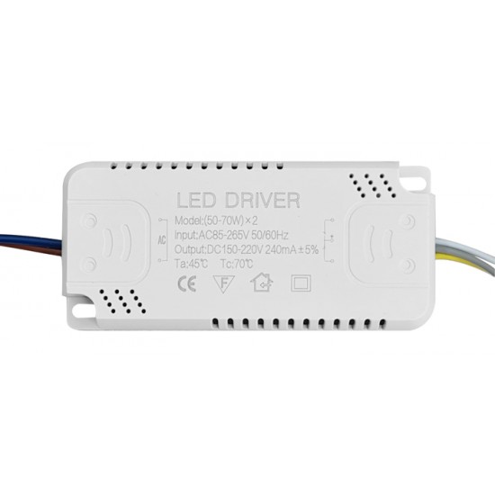 LED Driver SPHLL-DRIVER-003, 2x 50-70W, 9x1.7x4cm