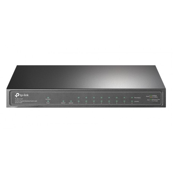 TP-LINK desktop switch TL-SG1210P, 10-Port Gigabit, 8x PoE+, Ver. 3.0 TP-LINK desktop switch TL-SG1210P, 10-Port Gigabit, 8x PoE+, Ver. 3.0
