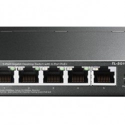 TP-LINK desktop switch TL-SG1005LP, 5-Port Gigabit, 4x PoE+, Ver. 2.0