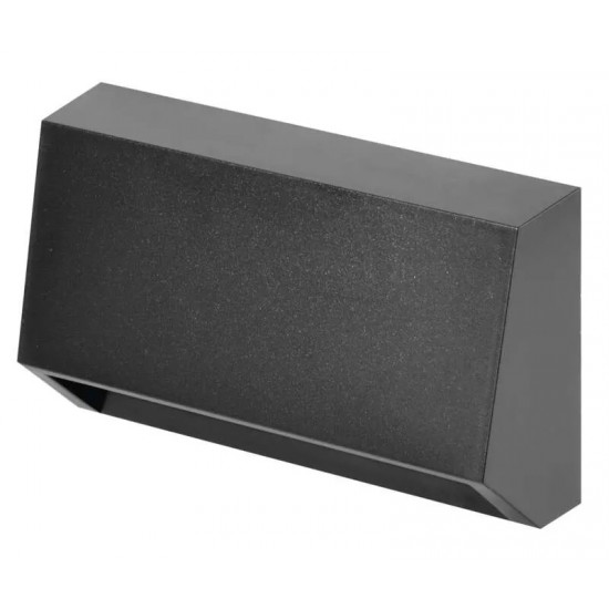 EMOS LED φωτιστικό τοίχου ZC0116, 1.5W, 95lm, 4000K, IP65, 10x6cm, γκρι