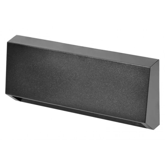 EMOS LED φωτιστικό τοίχου ZC0117, 3W, 200lm, 4000K, IP65, 16x7cm, γκρι