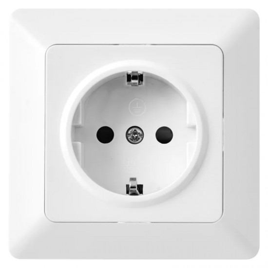 EMOS πρίζα τοίχου A6002.0, μονή, Schuko, 250V/16A, λευκή