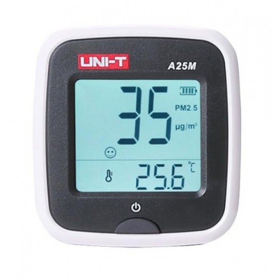 UNI-T ψηφιακός μετρητής περιβάλλοντος A25M, PM2.5 & θερμοκρασία UNI-T ψηφιακός μετρητής περιβάλλοντος A25M, PM2.5 & θερμοκρασία