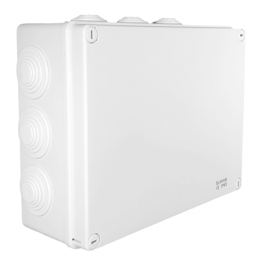 AS3 | ΕΞΩΤ/ΚΟ ELBOX™ 190x140xh70mm IP65 ΠΡΕΣ/ΤΟ/10*Φ37mm