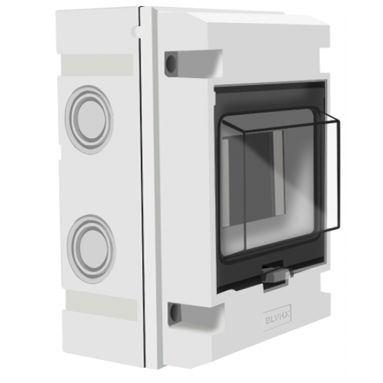 CT5G | EΞΩΤ/ΚΟΣ ΠΙΝΑΚΑΣ Διαφανές Πόρτα /1Σειρά/5 Ασφ/ΙΡ55  125x175x114m/με ουδέτερο