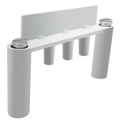 CTR5 | ΜΠΑΡΑ ΓΕΙΩΣΗΣ/3 ΤΡΥΠΕΣ Φ2,5mm ΠΛΑΣΤΙΚΟ