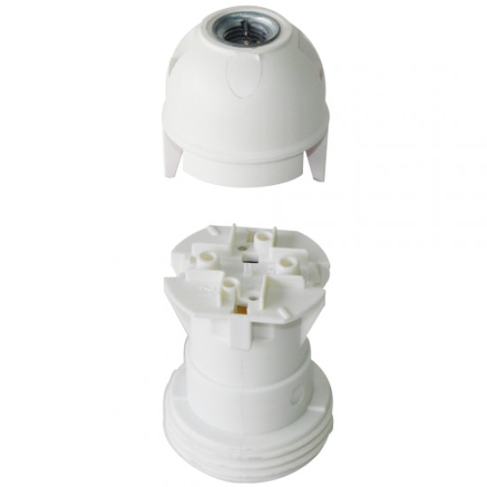 2913 | ΝΤΟΥΙ-ΚΛΙΠΣ Ε27 ΘΕΡΜΟΠΛΑΣΤΙΚΟ ΛΕΥΚΟ