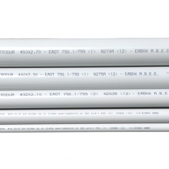 4351 | ΣΩΛΗΝΕΣ ΕΥΘΥΓΡΑΜΜΟΙ ELECTRODUR™ ΑΝΤΟΧΗ ΣΤΗΝ ΠΙΕΣΗ 1.250Ν Φ16