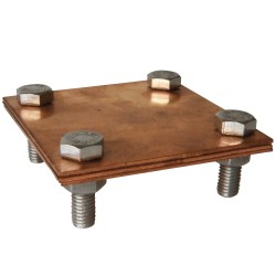 367-9 | Τ/Τ 75x75 2ΤΑΙΝΙΩΝ 40x5 Cu