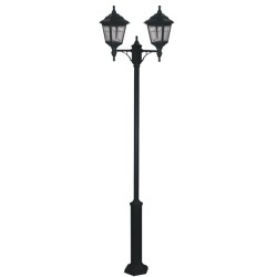 7002-2 | ΠΛΑΣΤΙΚΗ ΚΟΛΩΝΑ ΜΕ 2ΦΩΤΗ ΚΕΦΑΛΗ 4γωνο - ΛΕΥΚΟ