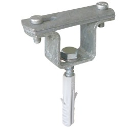 550 | ΣΤΗΡΙΓΜΑ ΤΑΙΝΙΑΣ max 50x5mm St/tZn ΜΕ ΣΤΡΙΦΟΝΙ Μ8xL40 & ΟΥΠΑ N.1