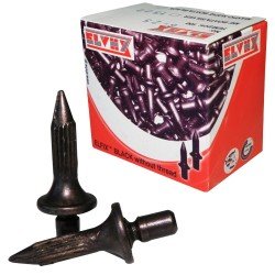 1523 | ΚΑΡΦΙΑ ΡΟΜΠΟΤ ΜΑΥΡΑ 4x18mm ΣΠΑΤΟ ΚΕΦΑΛΙ