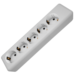 3335 | ΠΟΛΥΠΡΙΖΟ ΧΩΡΙΣ ΚΑΛΩΔΙΟ 5 ΕΞΟΔΟΙ | ΛΕΥΚΟ 3335 | ΠΟΛΥΠΡΙΖΟ ΧΩΡΙΣ ΚΑΛΩΔΙΟ 5 ΕΞΟΔΟΙ | ΛΕΥΚΟ