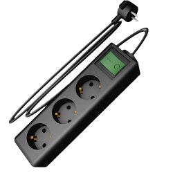 3343.3 | ΠΟΛΥΠΡΙΖΟ ME KAΛΩΔΙΟ 3mt & ΔΙΑΚΟΠΤΗ 3 ΕΞΟΔΟΙ 3343.3 | ΠΟΛΥΠΡΙΖΟ ME KAΛΩΔΙΟ 3mt & ΔΙΑΚΟΠΤΗ 3 ΕΞΟΔΟΙ