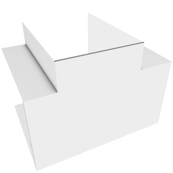 146425 | T Ταφ για κανάλι 25xh25