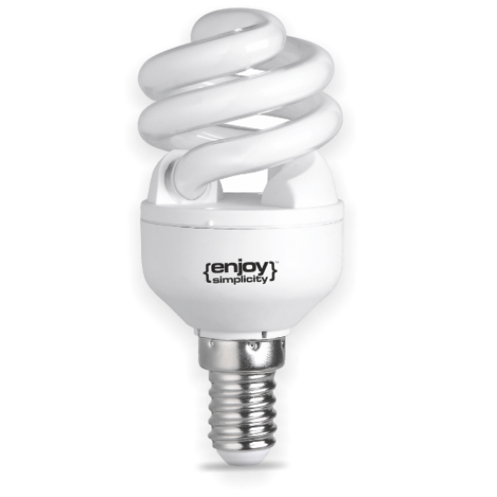 EL100010 | T2 extra slim spiral|9W(>43W)Ε14|2700k|485lm|{enjoysimplicity}™ EL100010 | T2 extra slim spiral|9W(>43W)Ε14|2700k|485lm|{enjoysimplicity}™