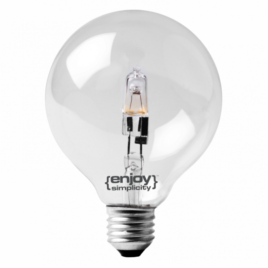 EL200120 | G95 Halogen|48W(>60W)E27|2700k|750lm|{enjoysimplicity}™ EL200120 | G95 Halogen|48W(>60W)E27|2700k|750lm|{enjoysimplicity}™