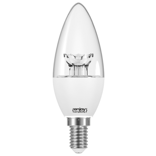 EL722470 | LED B35|5.4W(>40W)Ε14|2700k|470lm|διαφ|enjoySimplicity™
